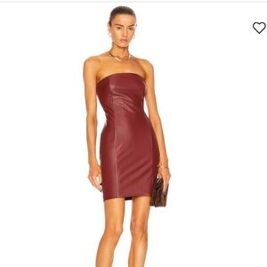 Leather dress